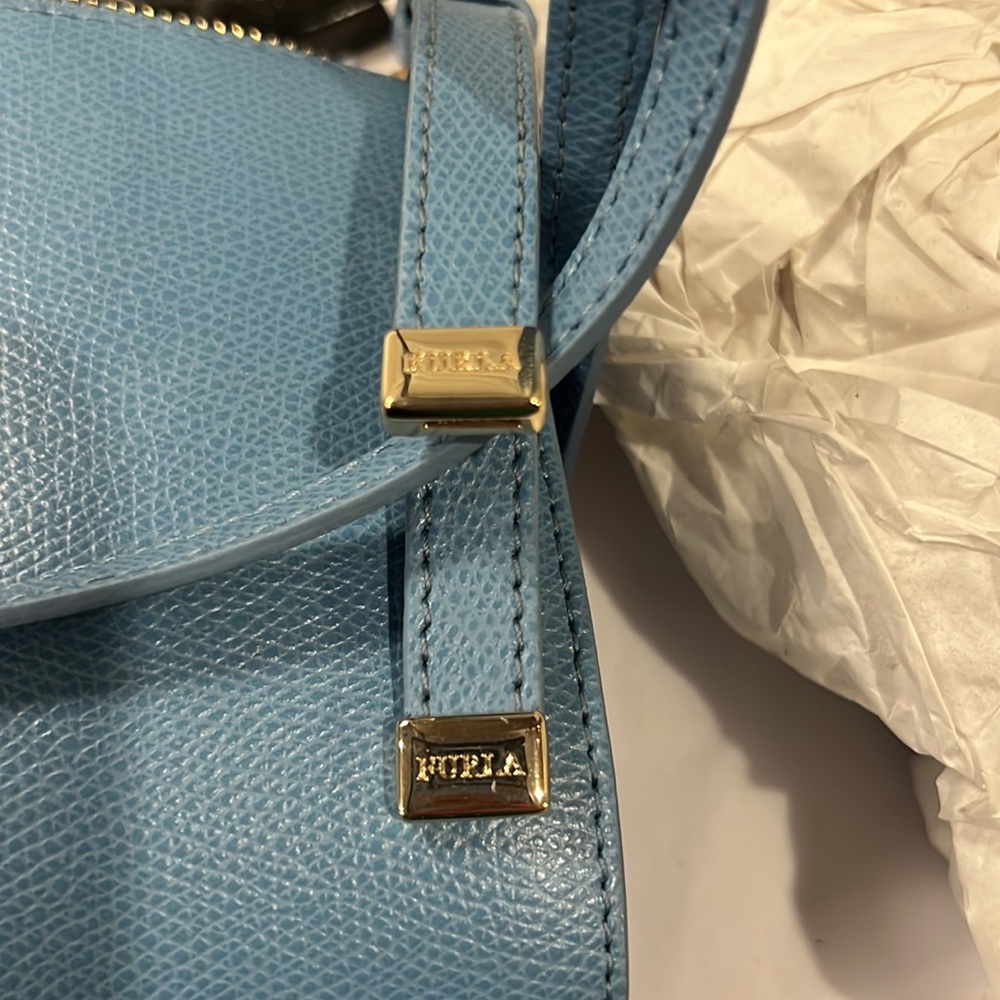 Furla aqua Luna Veronica crossbody bag - Picture 6 of 6